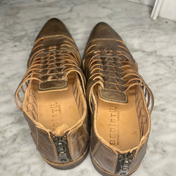 Bed Stu Las Cruces Shoe Woven Leather 7.5 - Picture 10 of 12